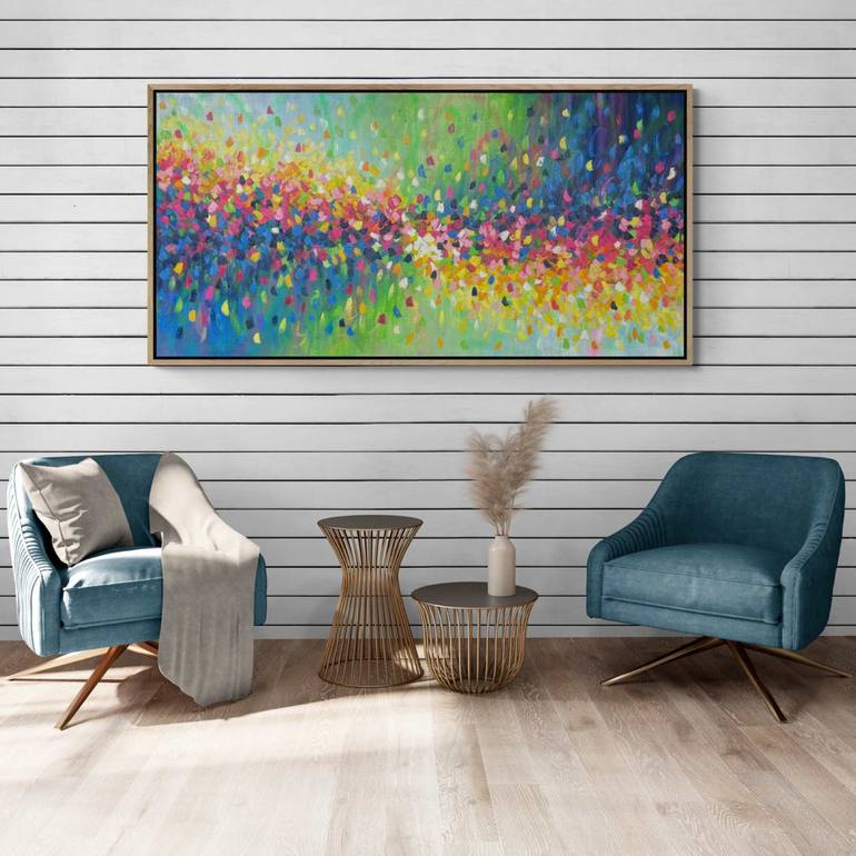 Original Abstract Expressionism Abstract Painting by Belinda Nadwie