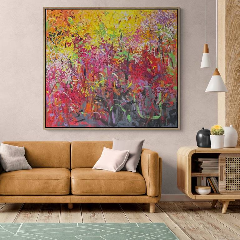 Original Abstract Painting by Belinda Nadwie