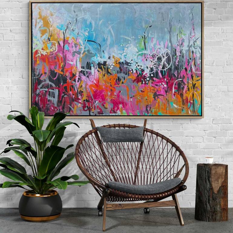 Original Abstract Painting by Belinda Nadwie