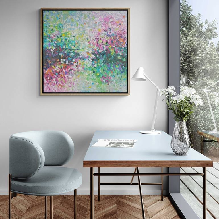 Original Abstract Expressionism Abstract Painting by Belinda Nadwie