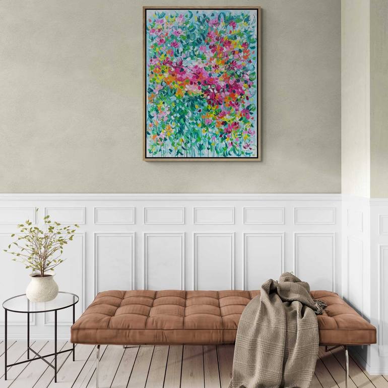 Original Abstract Expressionism Abstract Painting by Belinda Nadwie