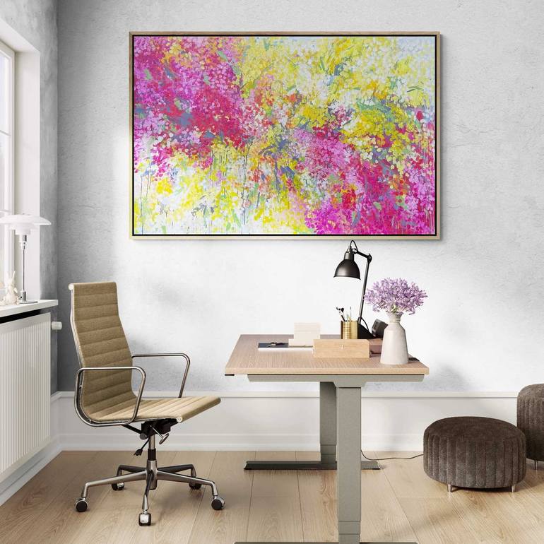 Original Abstract Expressionism Abstract Painting by Belinda Nadwie