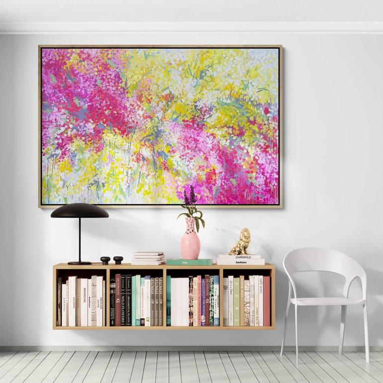 Original Abstract Expressionism Abstract Painting by Belinda Nadwie