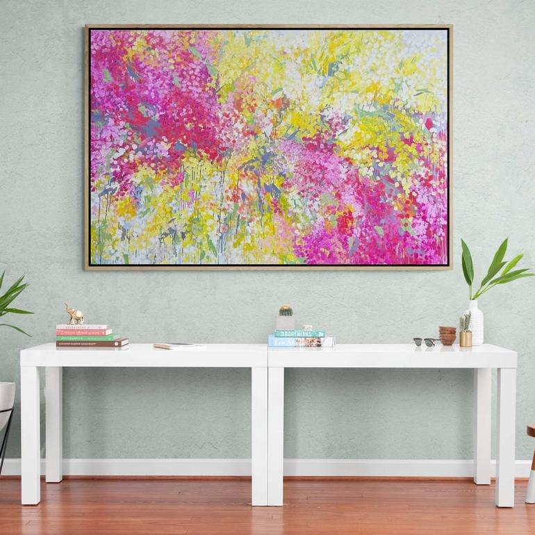 Original Abstract Expressionism Abstract Painting by Belinda Nadwie