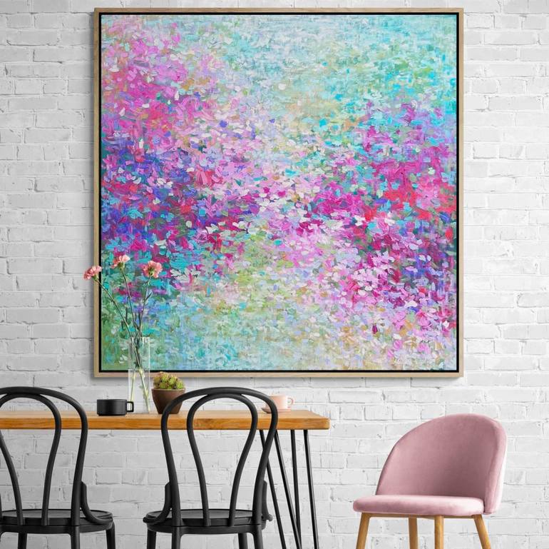 Original Abstract Expressionism Abstract Painting by Belinda Nadwie