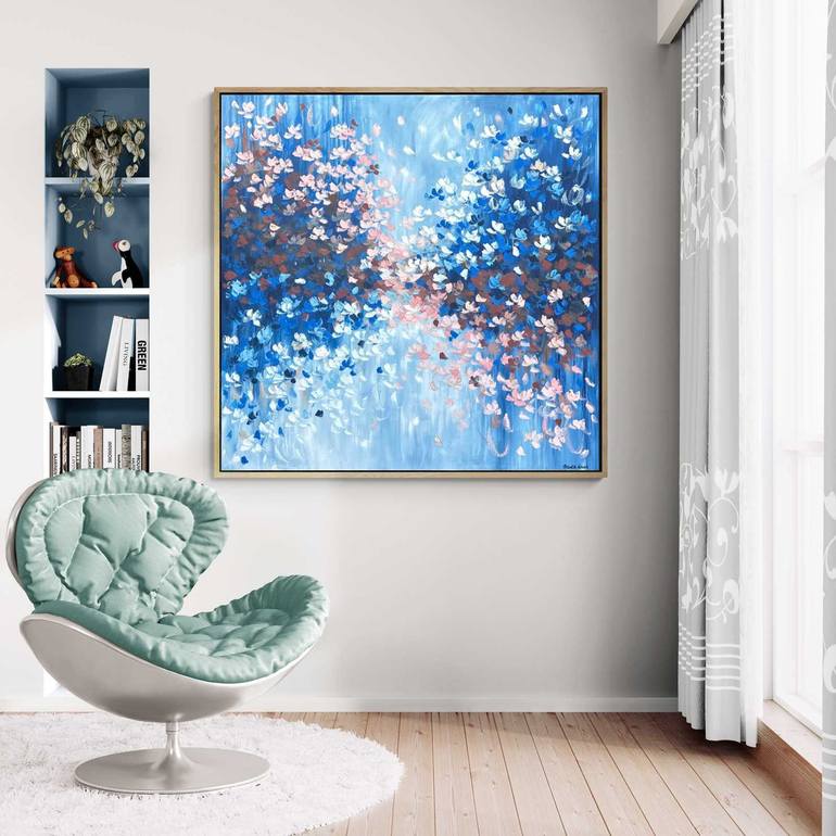 Original Abstract Expressionism Abstract Painting by Belinda Nadwie