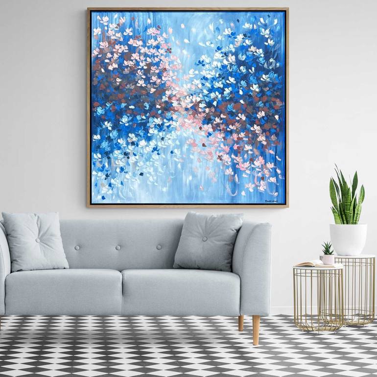 Original Abstract Expressionism Abstract Painting by Belinda Nadwie