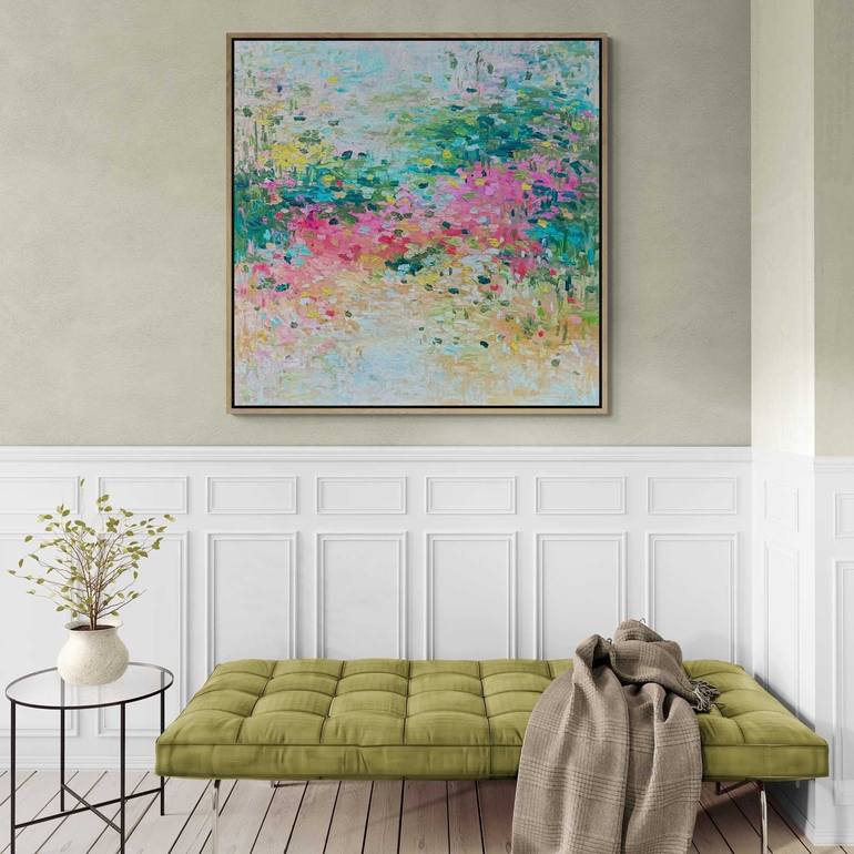 Original Abstract Expressionism Abstract Painting by Belinda Nadwie