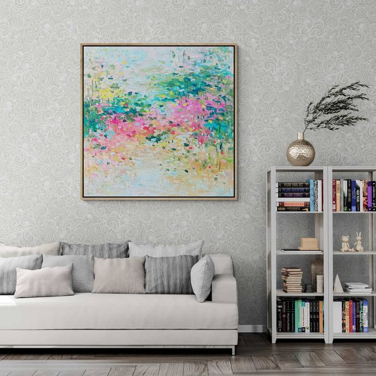 Original Abstract Expressionism Abstract Painting by Belinda Nadwie