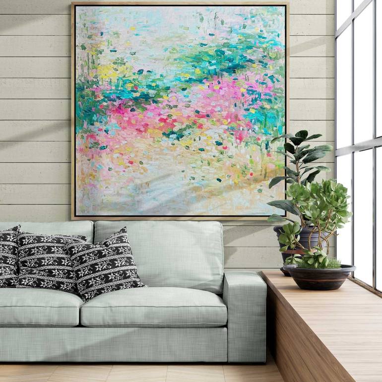 Original Abstract Expressionism Abstract Painting by Belinda Nadwie