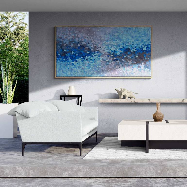 Original Abstract Expressionism Abstract Painting by Belinda Nadwie