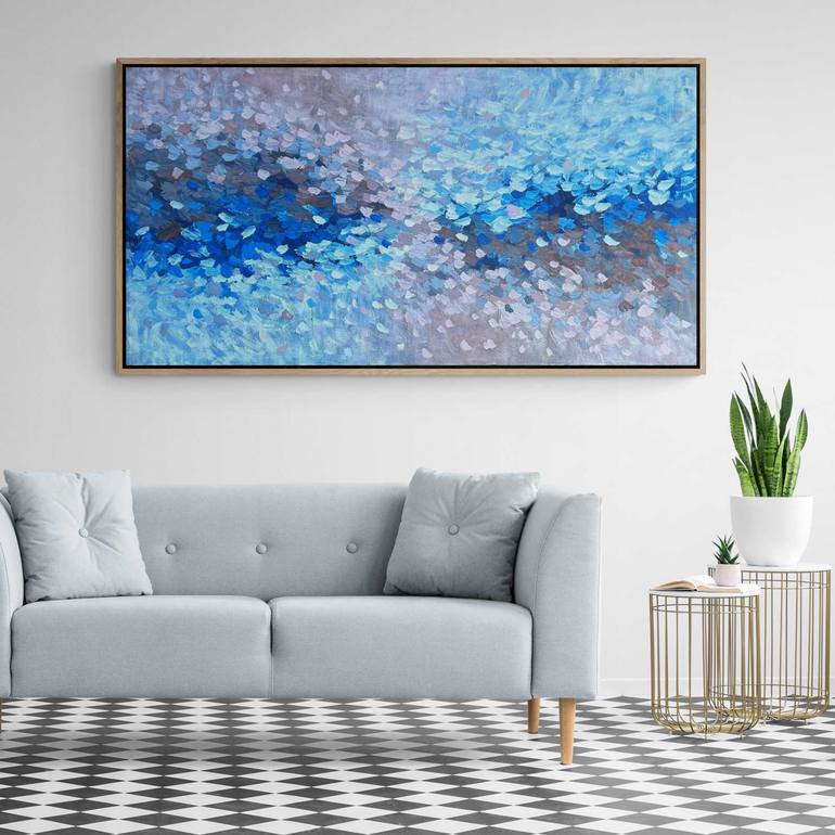 Original Abstract Expressionism Abstract Painting by Belinda Nadwie