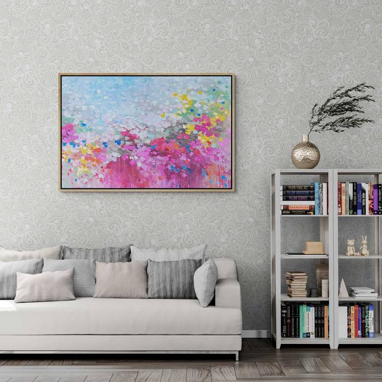 Original Abstract Expressionism Abstract Painting by Belinda Nadwie