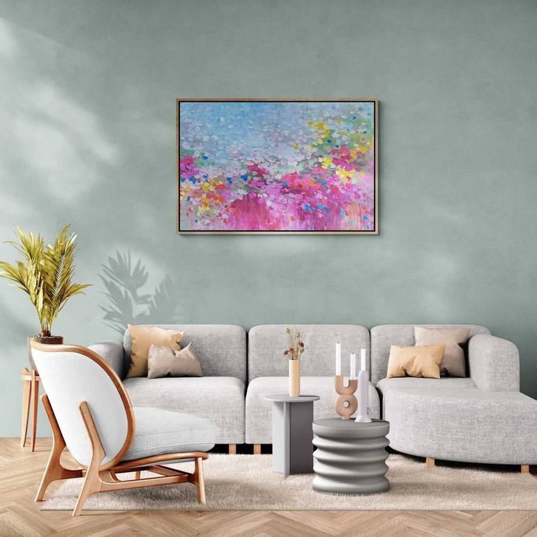 Original Abstract Expressionism Abstract Painting by Belinda Nadwie