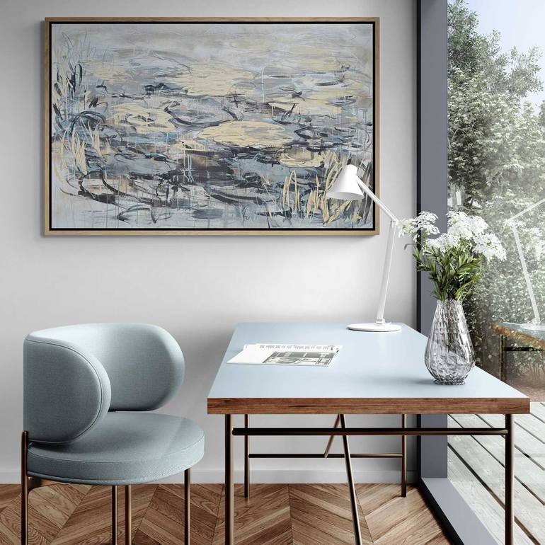 Original Abstract Expressionism Abstract Painting by Belinda Nadwie
