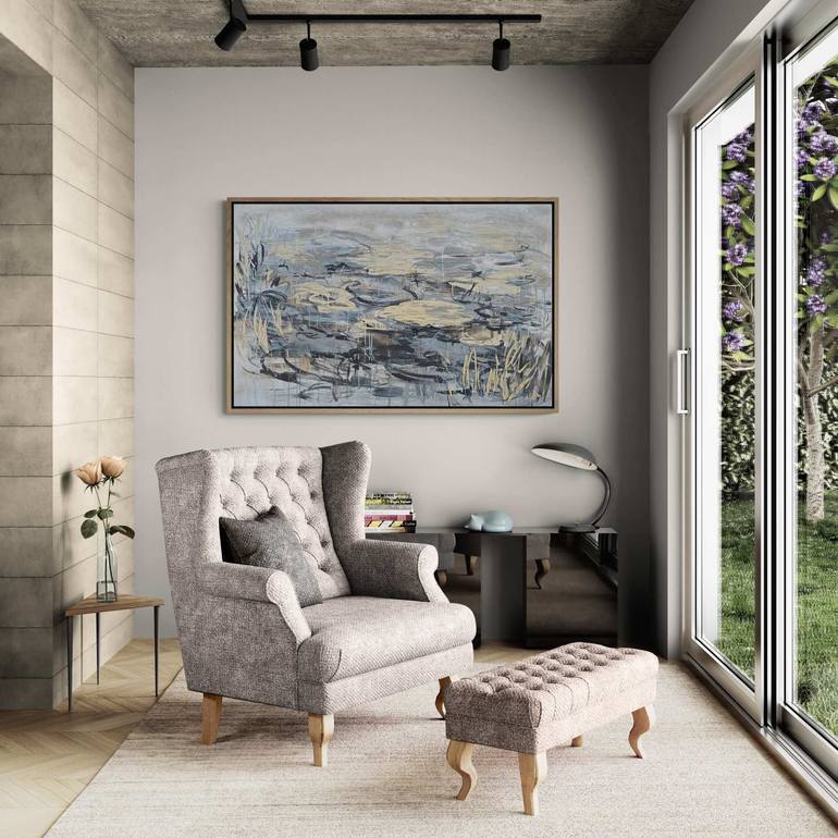 Original Abstract Expressionism Abstract Painting by Belinda Nadwie