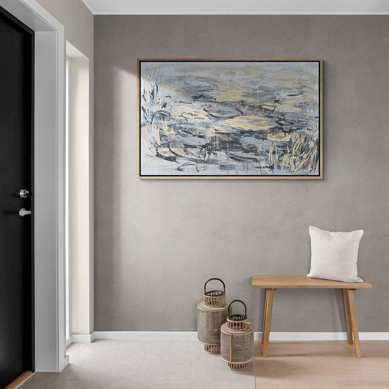 Original Abstract Expressionism Abstract Painting by Belinda Nadwie