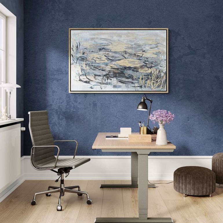 Original Abstract Expressionism Abstract Painting by Belinda Nadwie