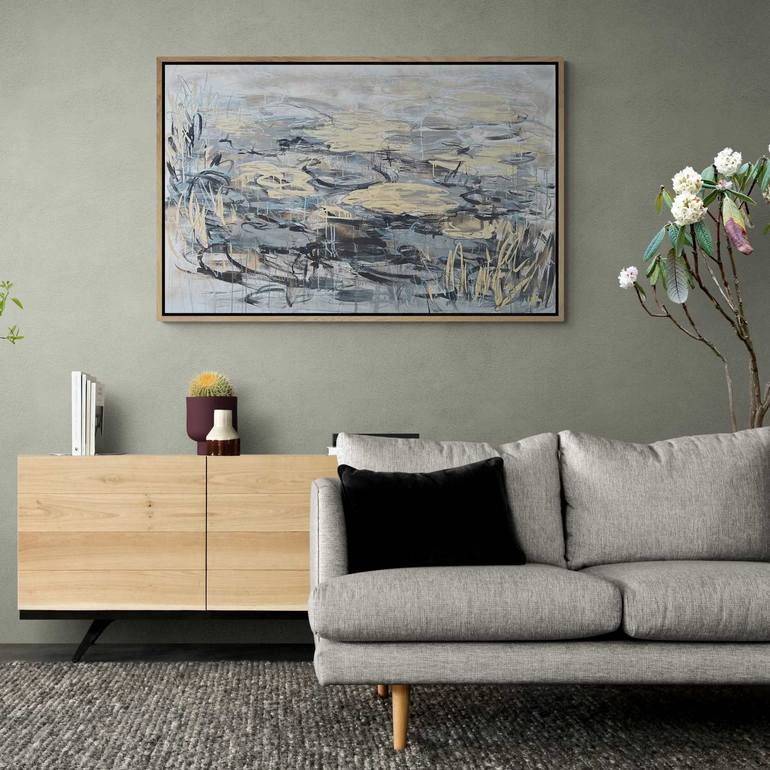 Original Abstract Expressionism Abstract Painting by Belinda Nadwie