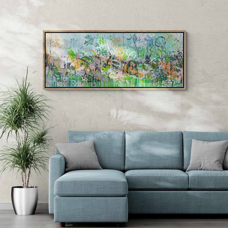 Original Abstract Expressionism Abstract Painting by Belinda Nadwie