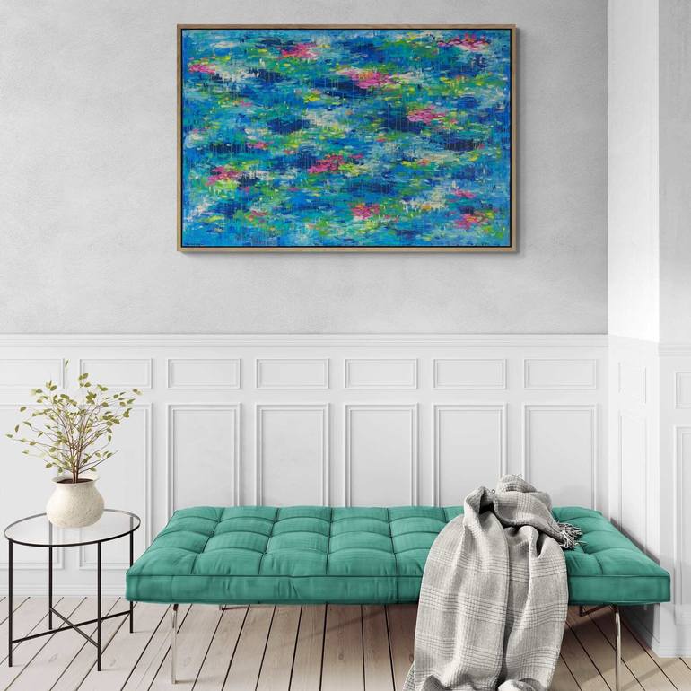 Original Abstract Expressionism Abstract Painting by Belinda Nadwie