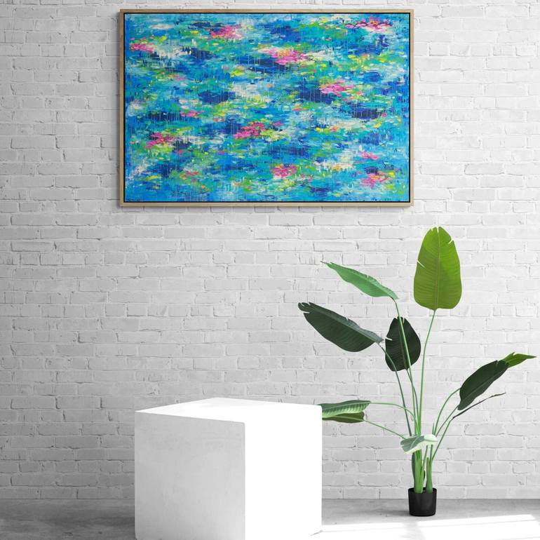 Original Abstract Expressionism Abstract Painting by Belinda Nadwie