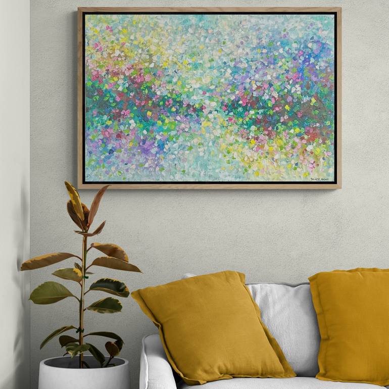 Original Abstract Expressionism Abstract Painting by Belinda Nadwie