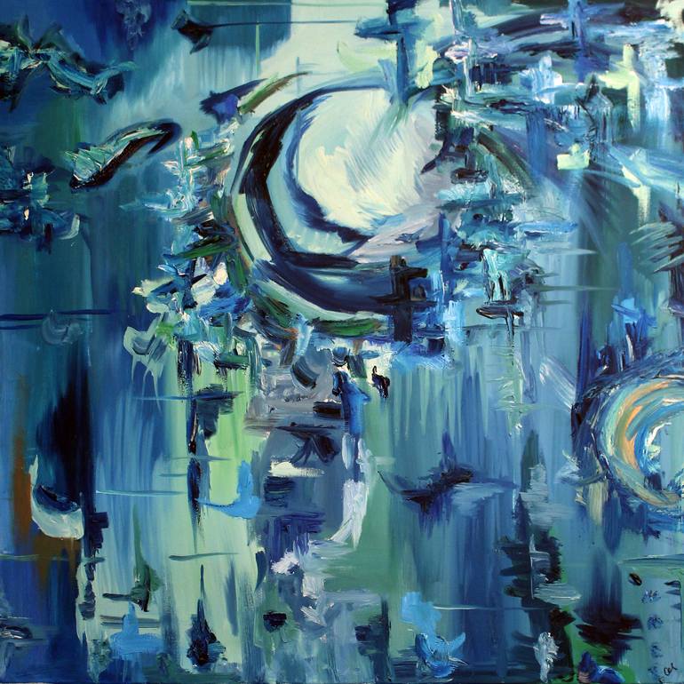 Original Abstract Painting by Chantal Martin