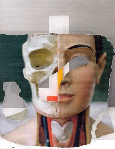 Print of Conceptual Mortality Collage by Seven Orlov