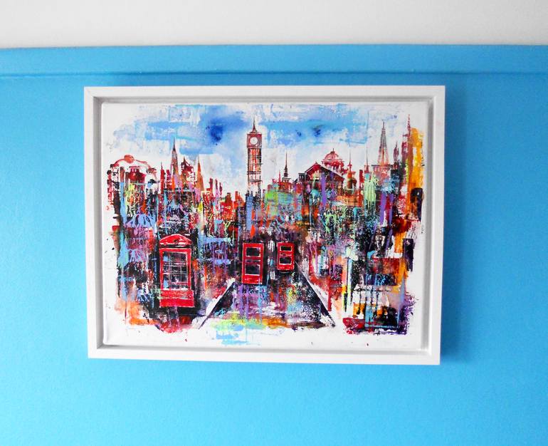 Original Fine Art Cities Painting by Olena Maksymova