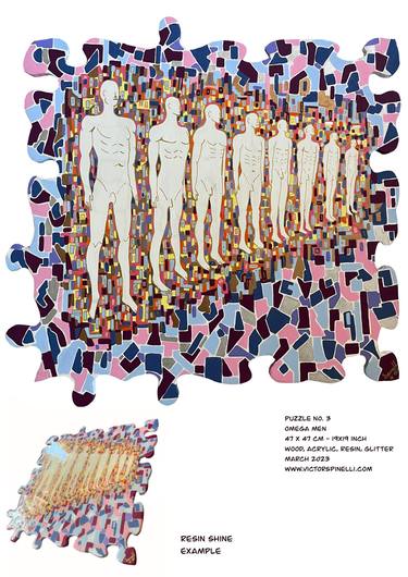 Original Artificial Intelligence People Paintings by Victor Spinelli