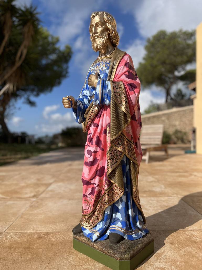 Original Figurative Religious Sculpture by Victor Spinelli