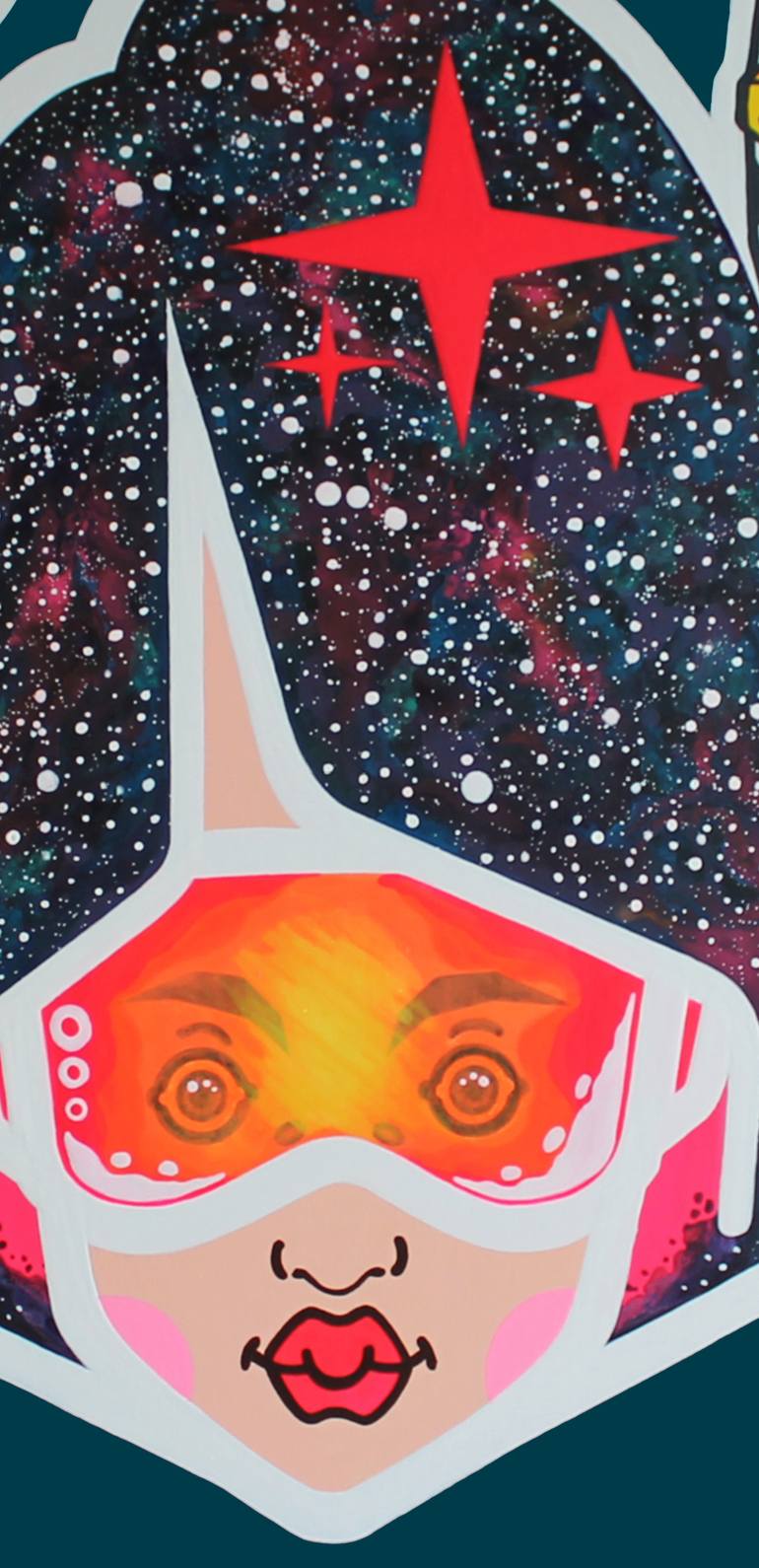 Original Art Deco Fantasy Painting by Blazy Blessed Journey