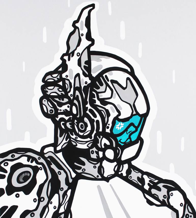 Original Art Deco Fantasy Painting by Blazy Blessed Journey