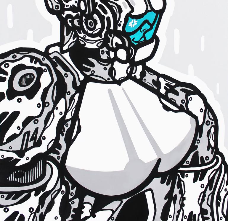 Original Art Deco Fantasy Painting by Blazy Blessed Journey