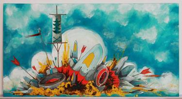 Print of Abstract Graffiti Paintings by Mr BLAZY