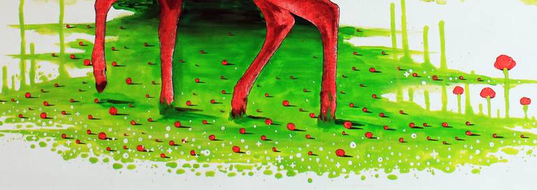 Original Conceptual Animal Painting by Blazy Blessed Journey