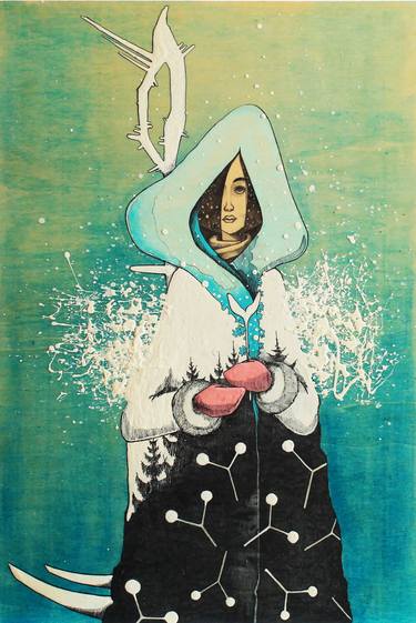 Original Art Deco Cartoon Paintings by Mr Blazy