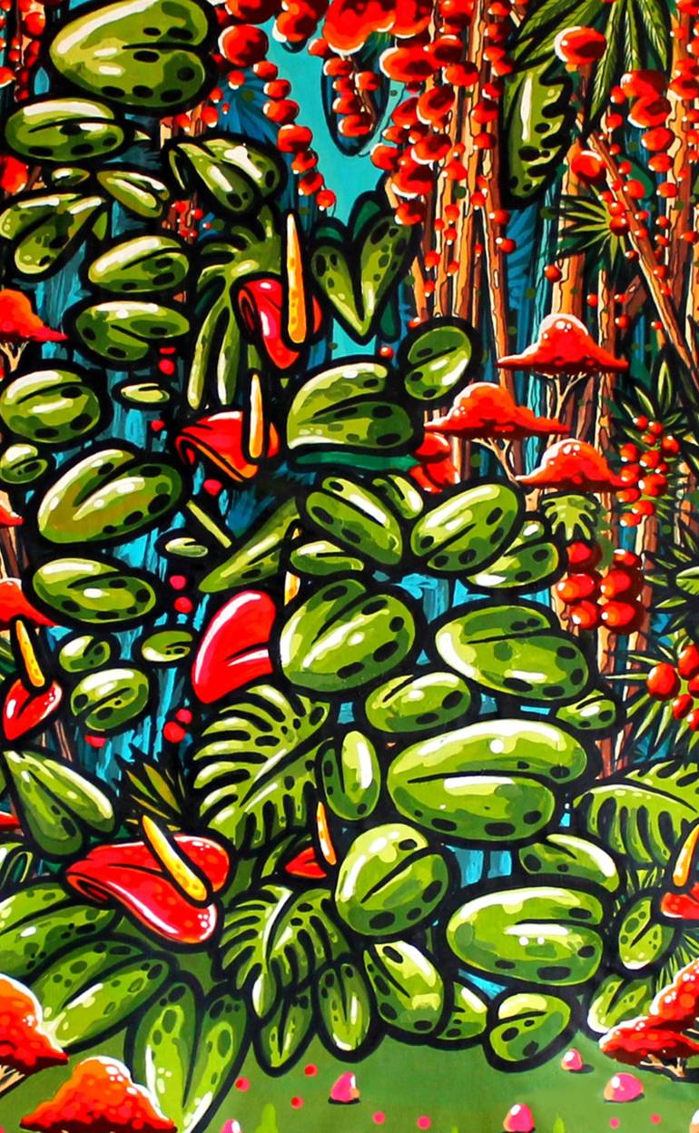 Original Abstract Expressionism Nature Painting by Blazy Blessed Journey