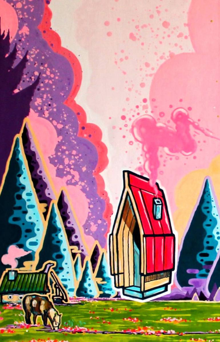 Original Art Deco Women Painting by Blazy Blessed Journey