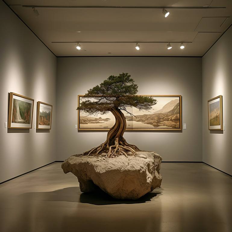 Original Abstract Tree Digital by Michele De Matthaeis