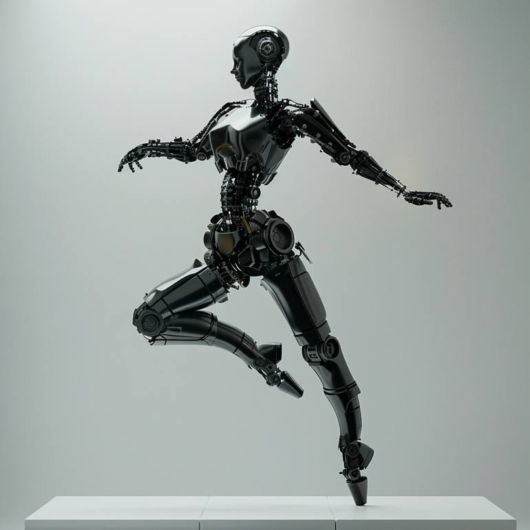 Original Abstract Body Digital by Michele De Matthaeis
