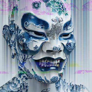 Original Abstract Classical Mythology Digital by Michele De Matthaeis