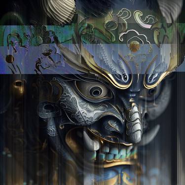 Original Abstract Classical Mythology Digital by Michele De Matthaeis