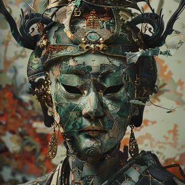 Original Abstract Classical Mythology Digital by Michele De Matthaeis