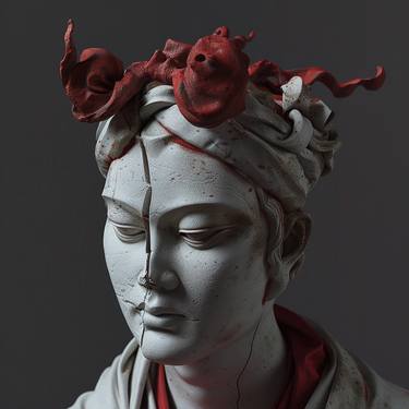 Original Abstract Classical Mythology Digital by Michele De Matthaeis