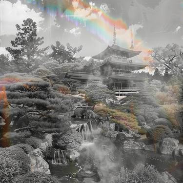 Original Abstract Landscape Digital by Michele De Matthaeis