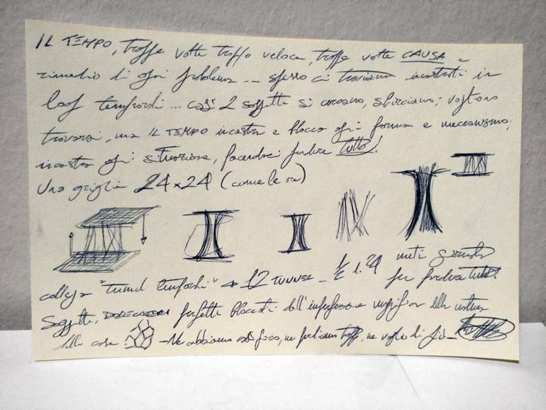 Original Conceptual Abstract Sculpture by Michele De Matthaeis