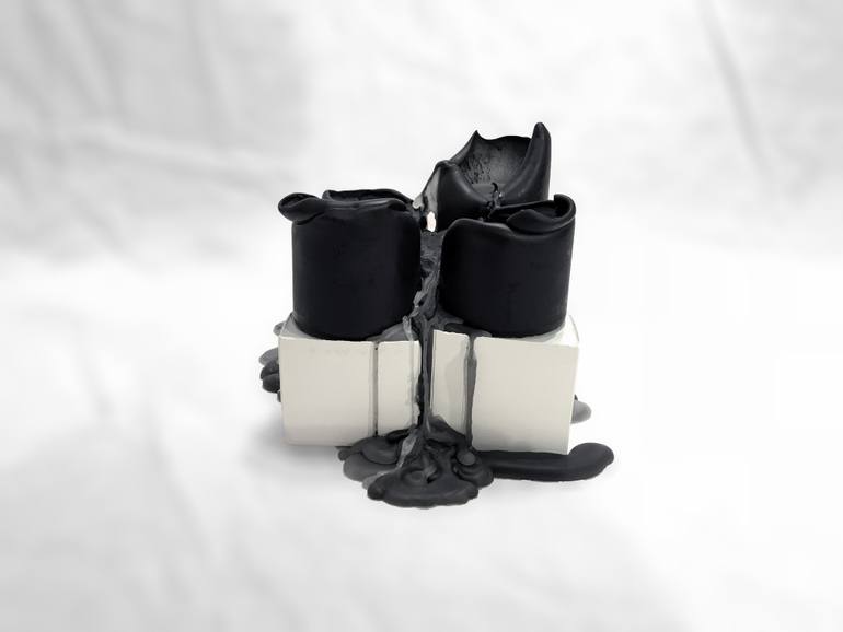 Original Conceptual Abstract Sculpture by Michele De Matthaeis