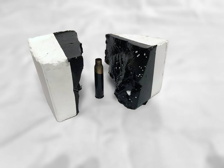 Original Abstract Expressionism Abstract Sculpture by Michele De Matthaeis